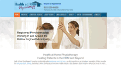 Desktop Screenshot of healthathomephysio.com