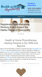 Mobile Screenshot of healthathomephysio.com